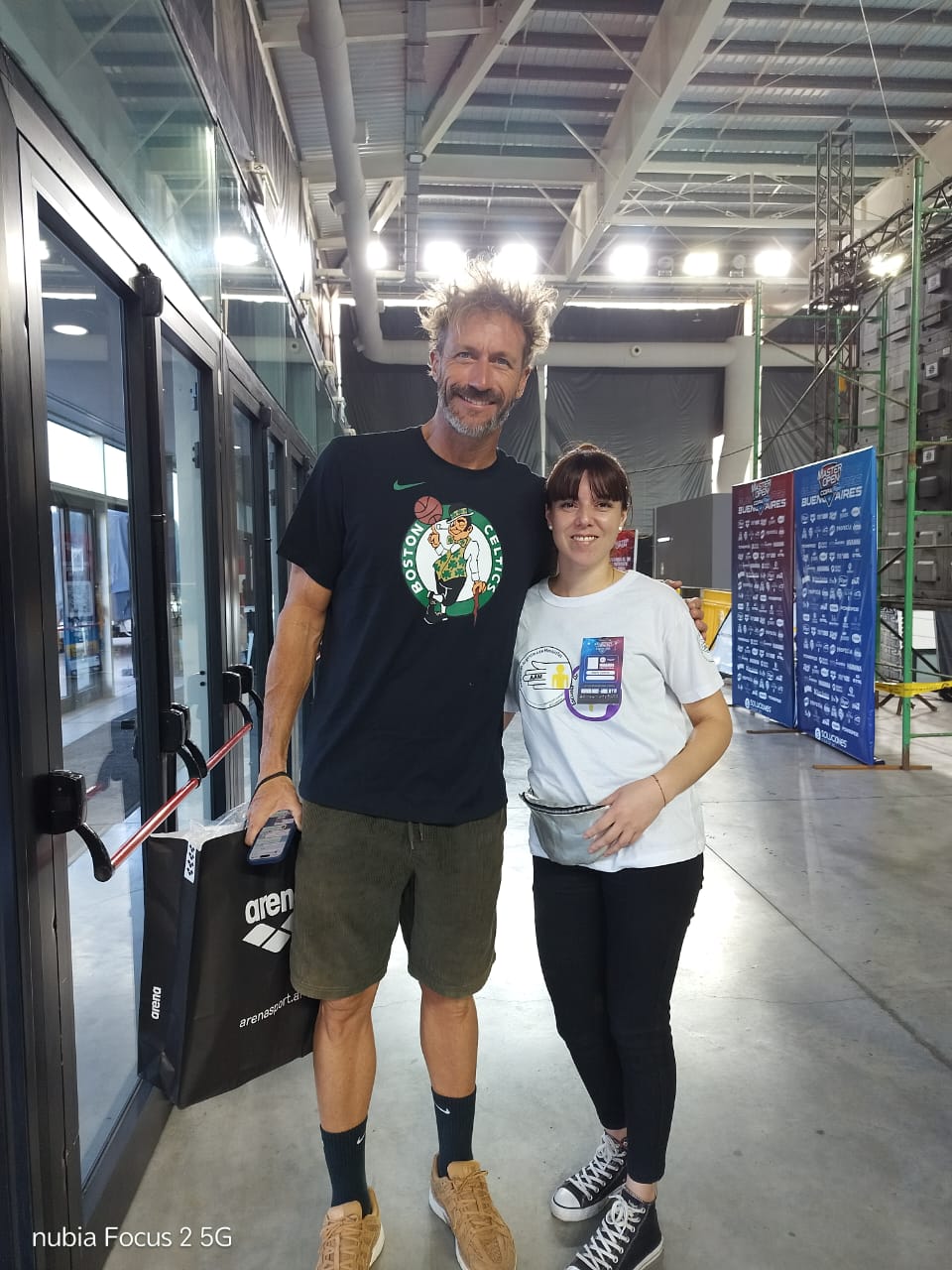 Masaje deportivo en evento de alto rendimiento