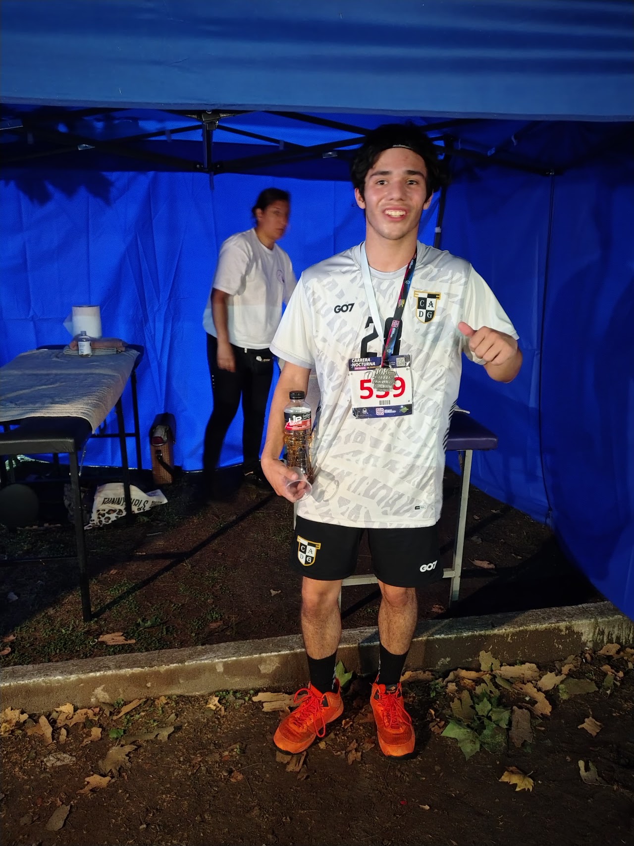 Atención deportiva en carrera